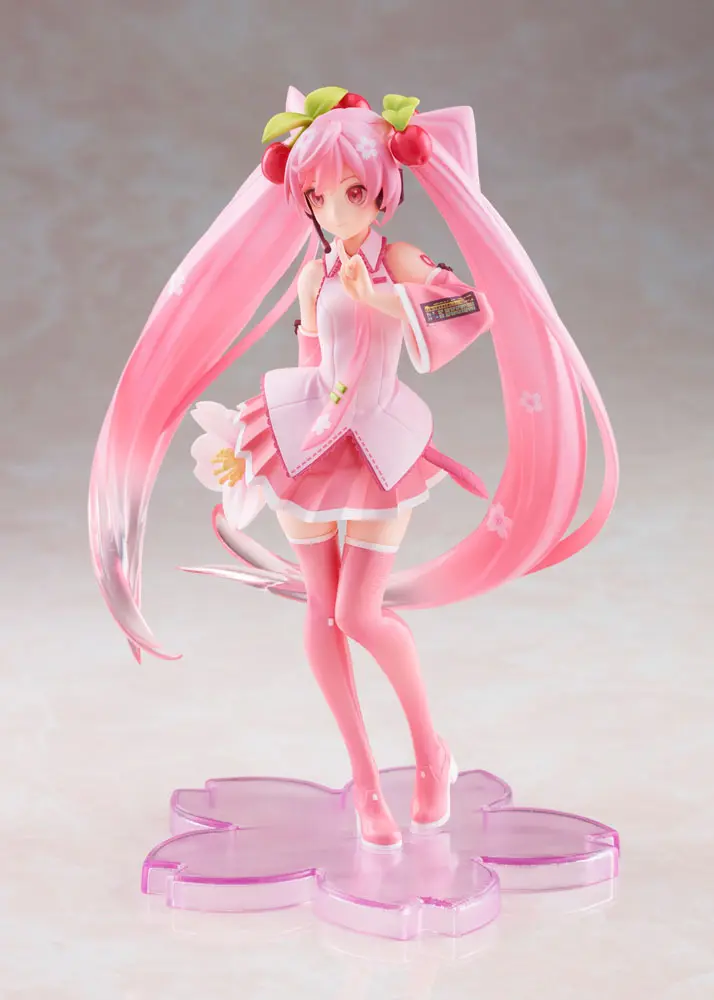 Sakura Miku Newly Drawn 2021 Ver. PVC szobor figura 18 cm termékfotó