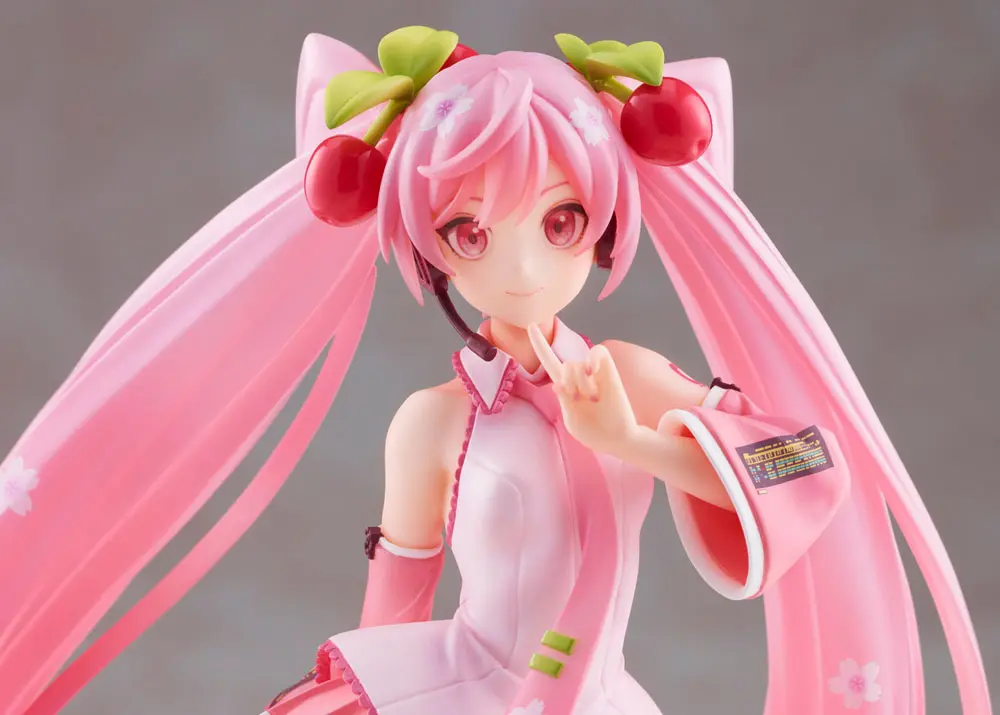 Sakura Miku Newly Drawn 2021 Ver. PVC szobor figura 18 cm termékfotó