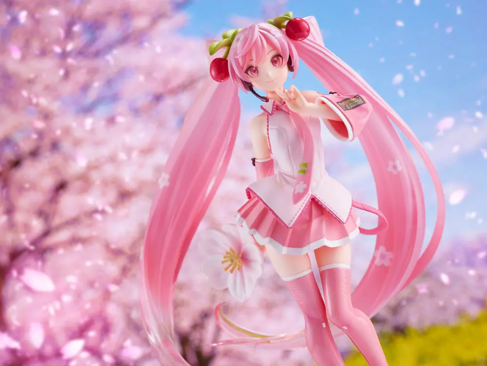 Sakura Miku Newly Drawn 2021 Ver. PVC szobor figura 18 cm termékfotó
