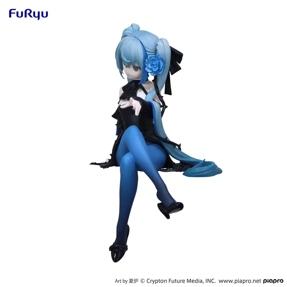 Hatsune Miku Noodle Stopper Blue Rose Ver. PVC szobor figura 14 cm termékfotó