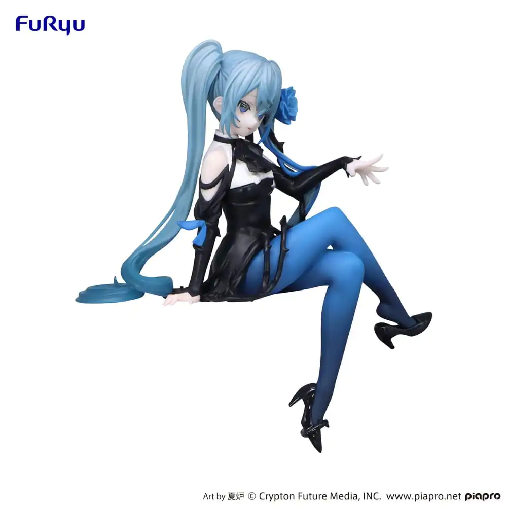 Hatsune Miku Noodle Stopper Blue Rose Ver. PVC szobor figura 14 cm termékfotó