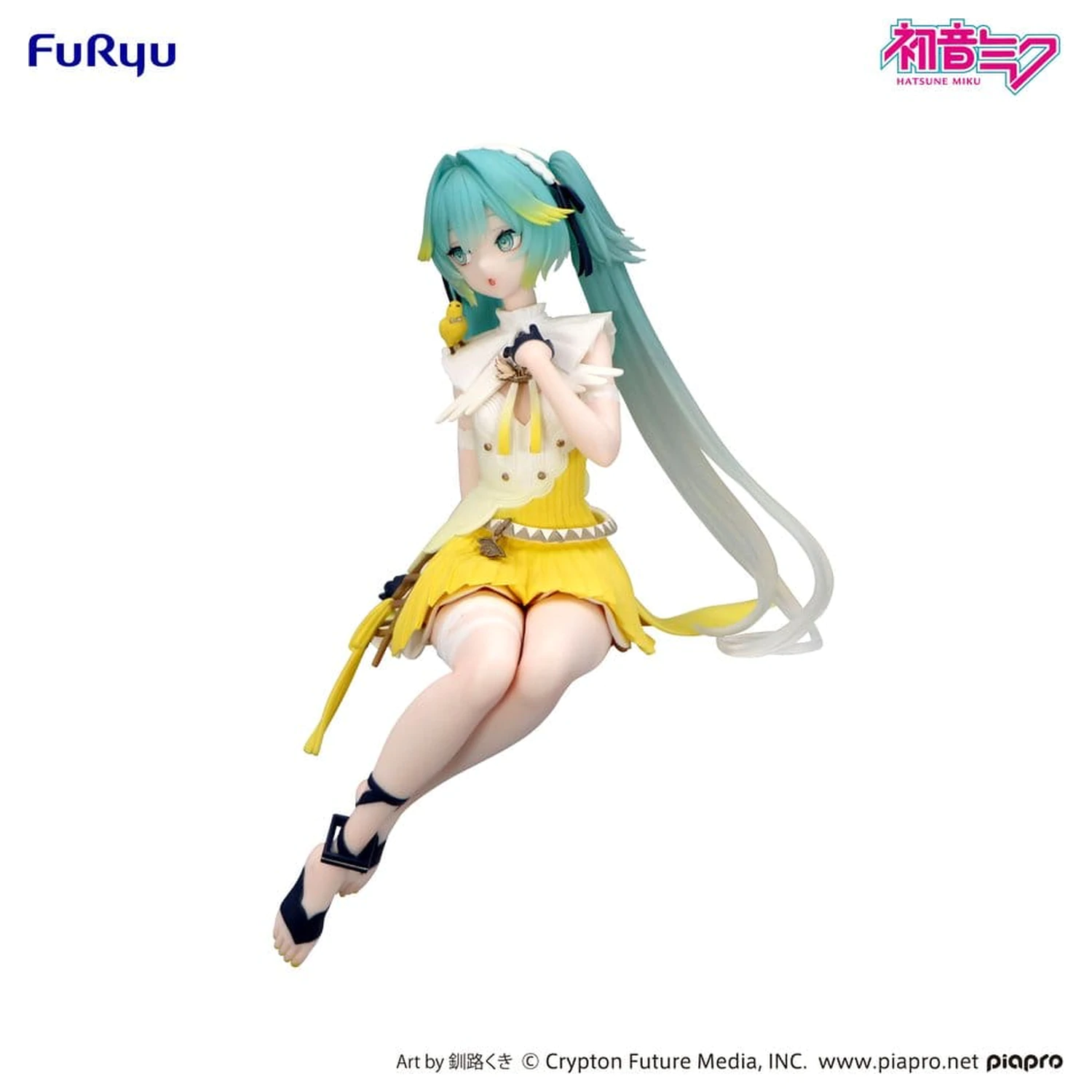 Hatsune Miku Noodle Stopper Canary Bird PVC szobor figura 14 cm termékfotó