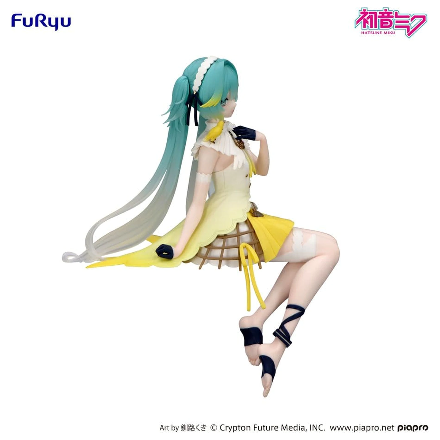Hatsune Miku Noodle Stopper Canary Bird PVC szobor figura 14 cm termékfotó