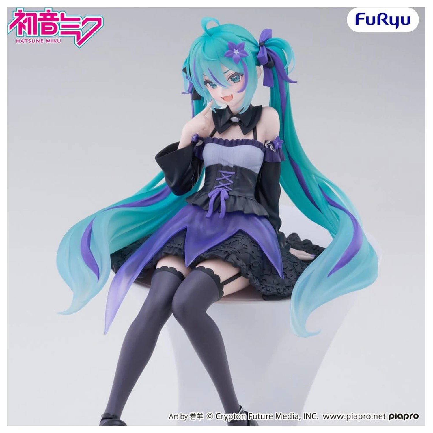 Hatsune Miku Noodle Stopper Flower Fairy Bellflower PVC figura 14 cm termékfotó