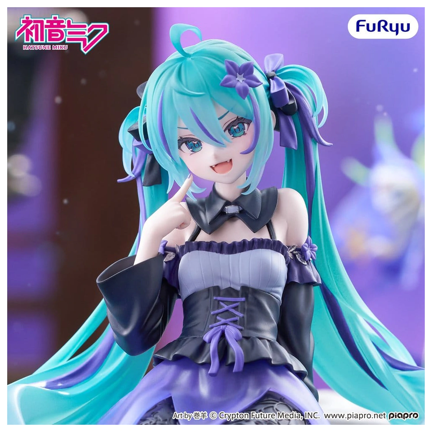 Hatsune Miku Noodle Stopper Flower Fairy Bellflower PVC figura 14 cm termékfotó