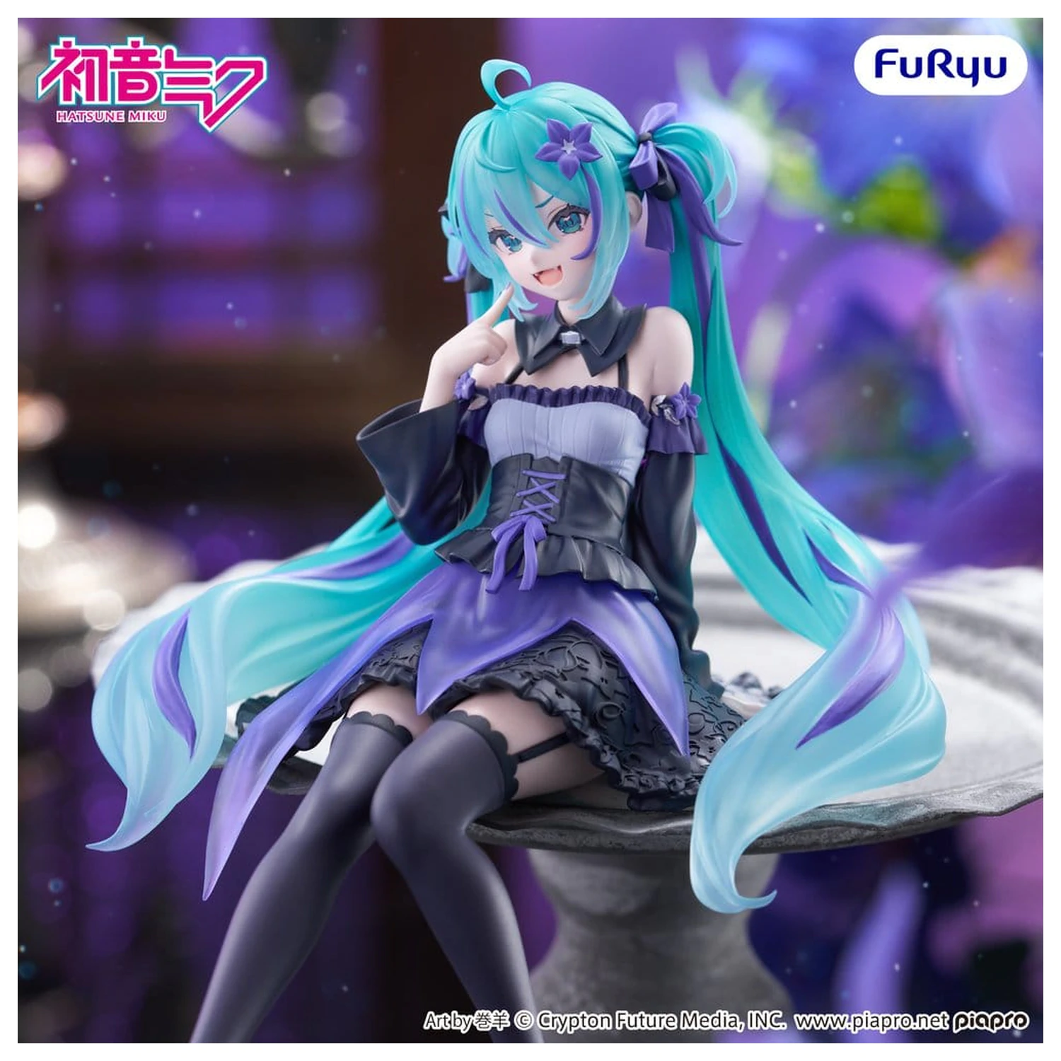 Hatsune Miku Noodle Stopper Flower Fairy Bellflower PVC figura 14 cm termékfotó
