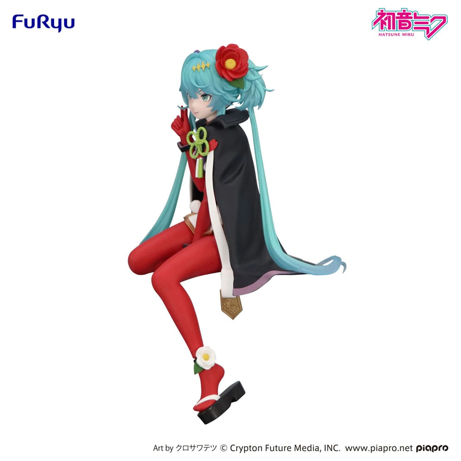 Hatsune Miku Noodle Stopper Flower Fairy Camellia PVC szobor figura 15 cm  termékfotó
