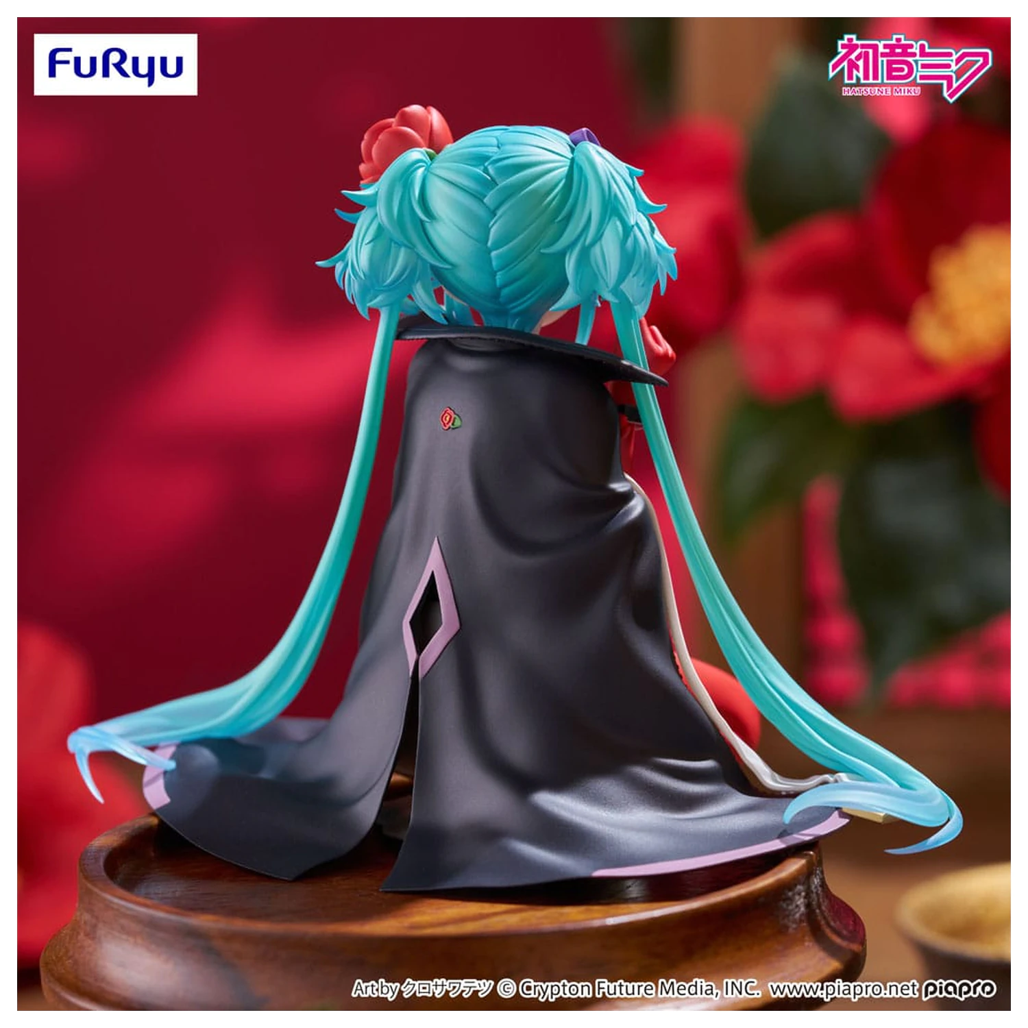 Hatsune Miku Noodle Stopper Flower Fairy Camellia PVC szobor figura 15 cm  termékfotó