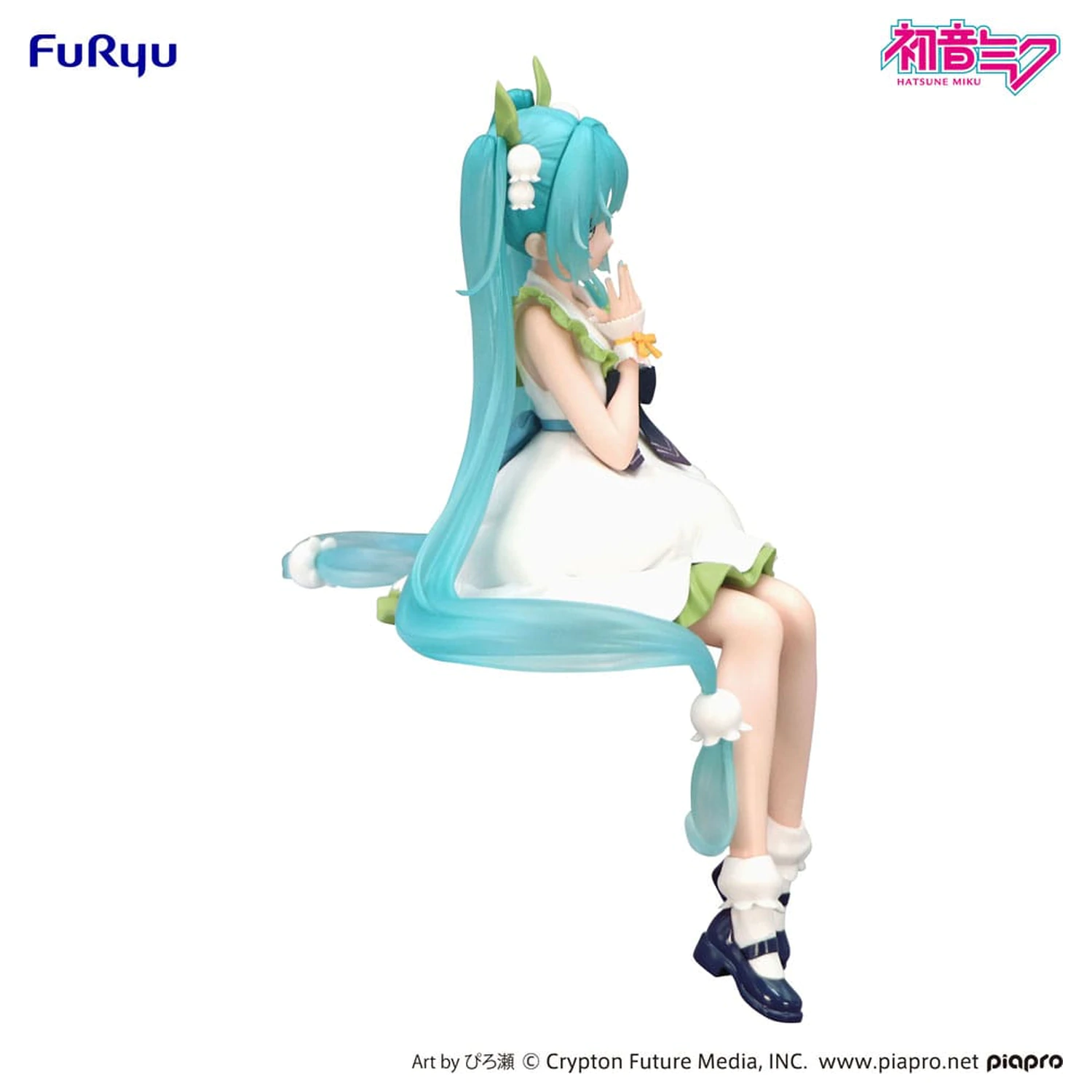 Hatsune Miku Noodle Stopper Flower Fairy Lily of the Valley PVC szobor figura 14 cm  termékfotó