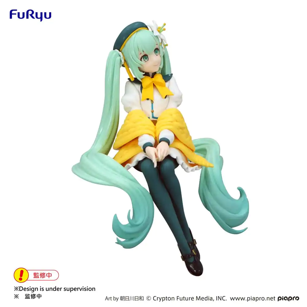 Hatsune Miku Noodle Stopper Flower Fairy Lily White Ver. PVC szobor figura 14 cm termékfotó