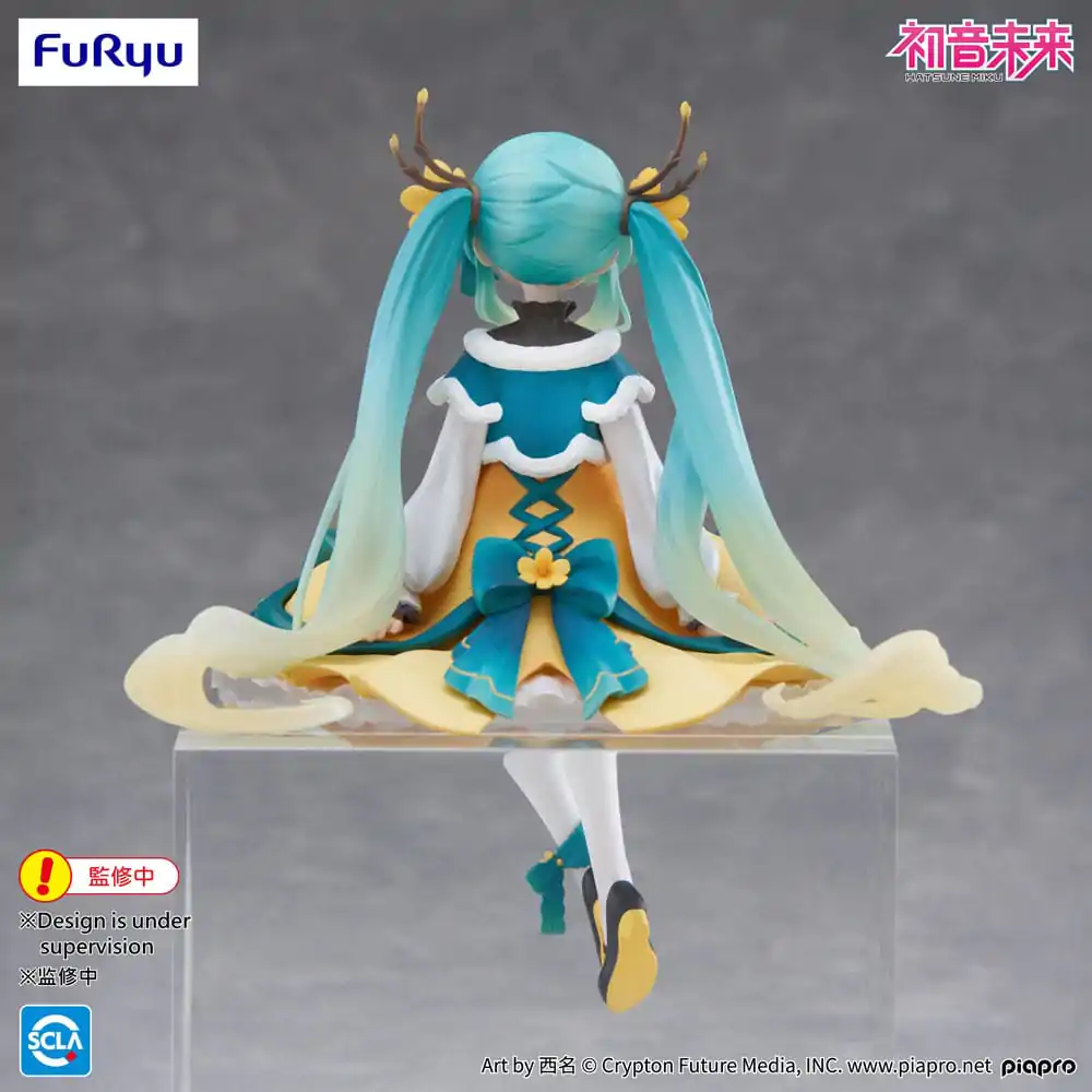 Hatsune Miku Noodle Stopper Hatsune Miku 2025 Chinese New Year Ver. PVC szobor figura 14 cm termékfotó