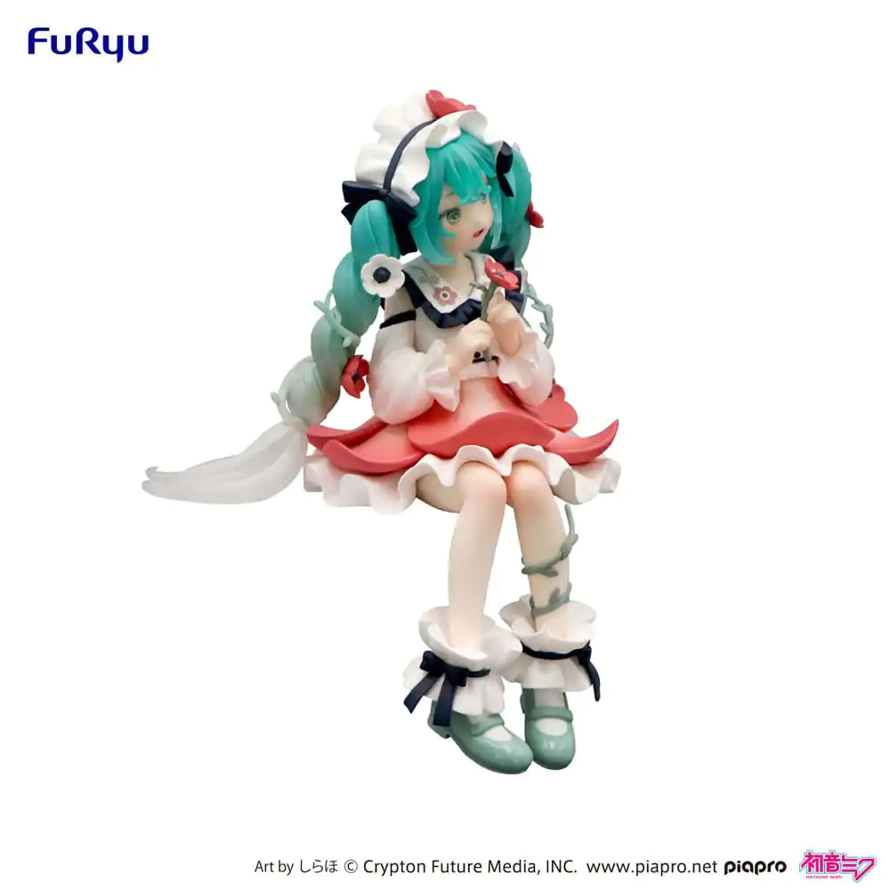 Hatsune Miku Noodle Stopper Hatsune Miku Flower Fairy Anemone PVC szobor figura 14 cm termékfotó