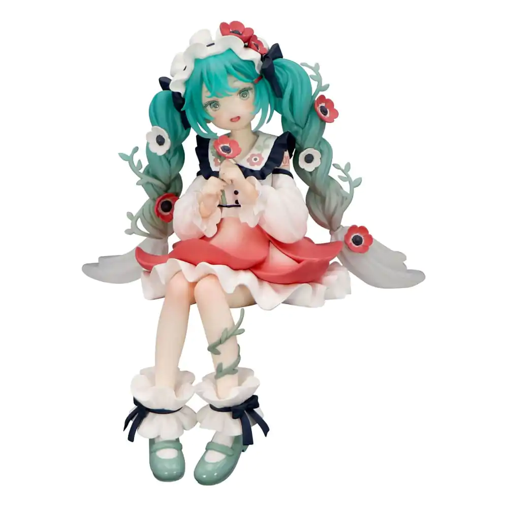 Hatsune Miku Noodle Stopper Hatsune Miku Flower Fairy Anemone PVC szobor figura 14 cm termékfotó