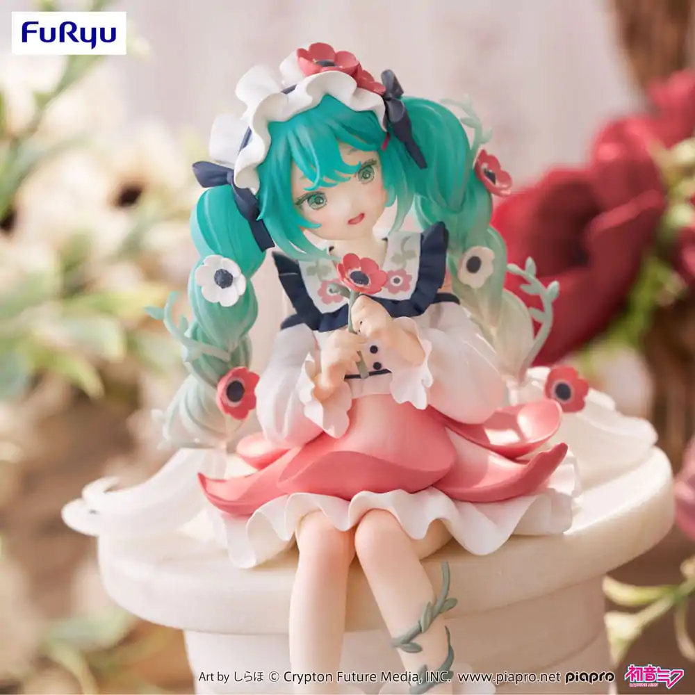 Hatsune Miku Noodle Stopper Hatsune Miku Flower Fairy Anemone PVC szobor figura 14 cm termékfotó