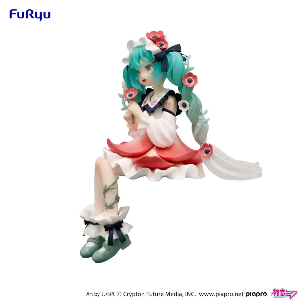 Hatsune Miku Noodle Stopper Hatsune Miku Flower Fairy Anemone PVC szobor figura 14 cm termékfotó