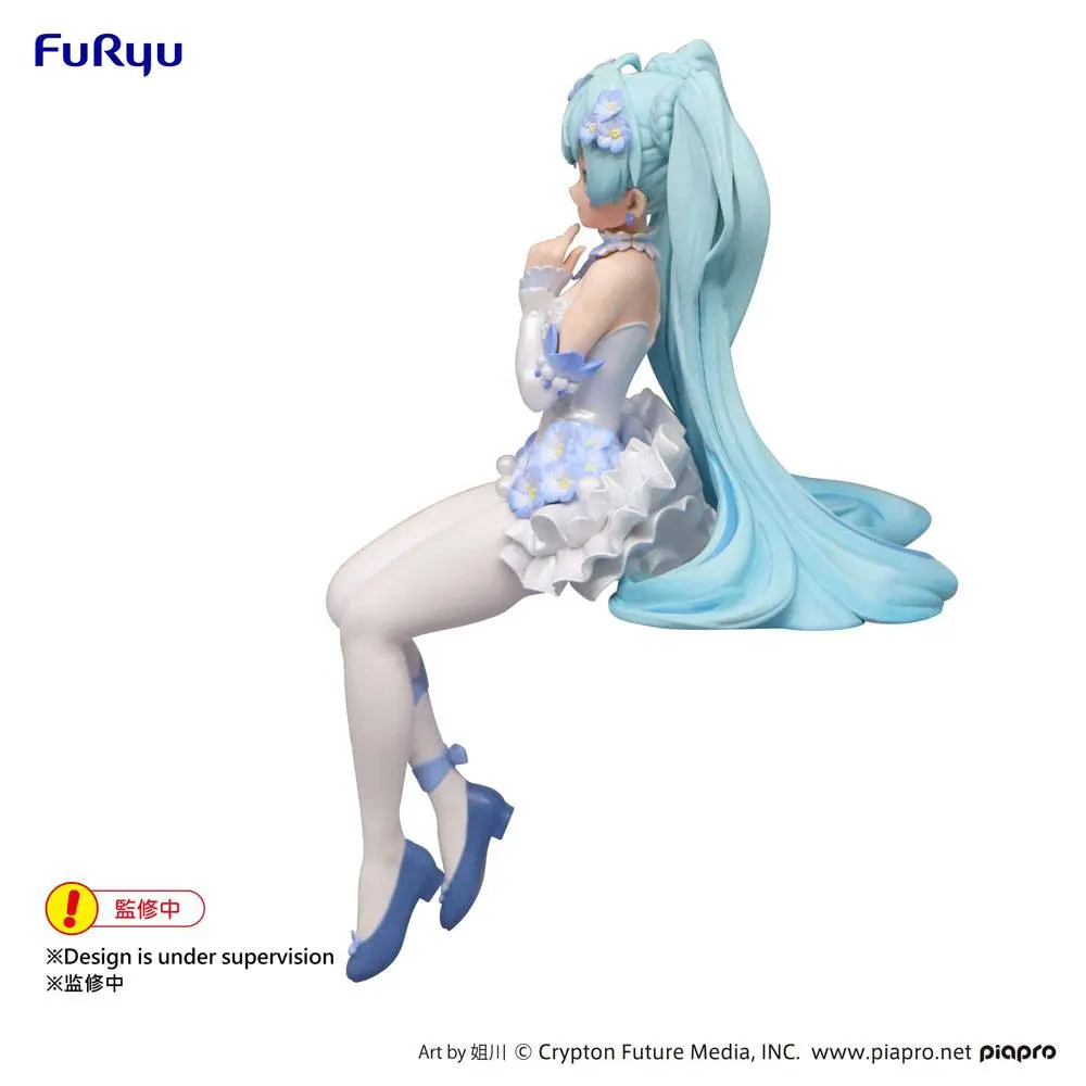 Hatsune Miku Noodle Stopper Hatsune Miku / Flower Fairy Nemophila Ver. PVC szobor figura 15 cm termékfotó