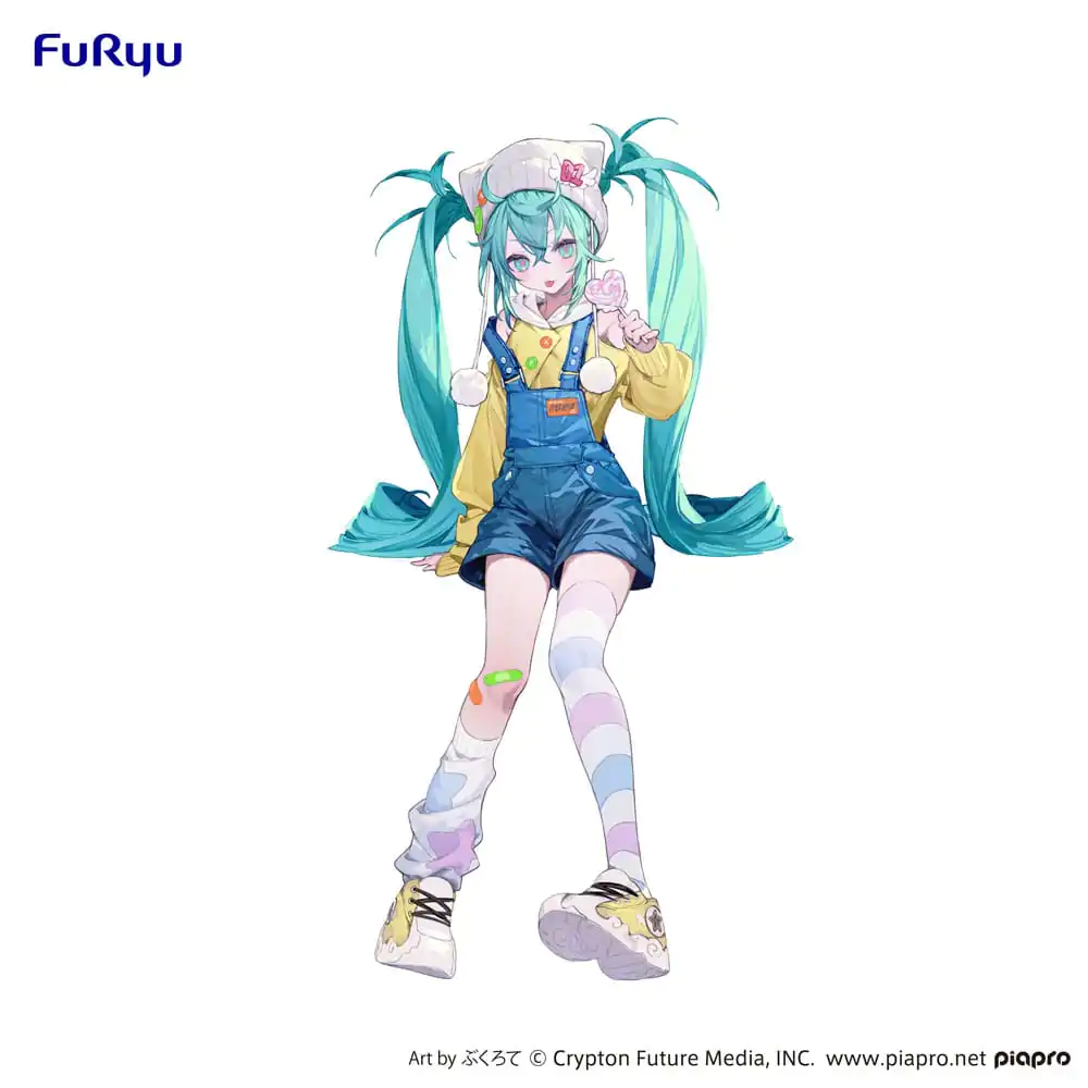 Hatsune Miku Noodle Stopper Hatsune Miku Lollipop PVC szobor figura 15 cm termékfotó