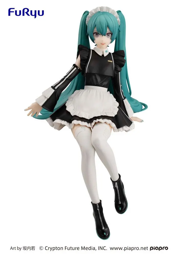 Hatsune Miku Noodle Stopper Hatsune Miku Sporty Maid Ver. PVC szobor figura 17 cm termékfotó