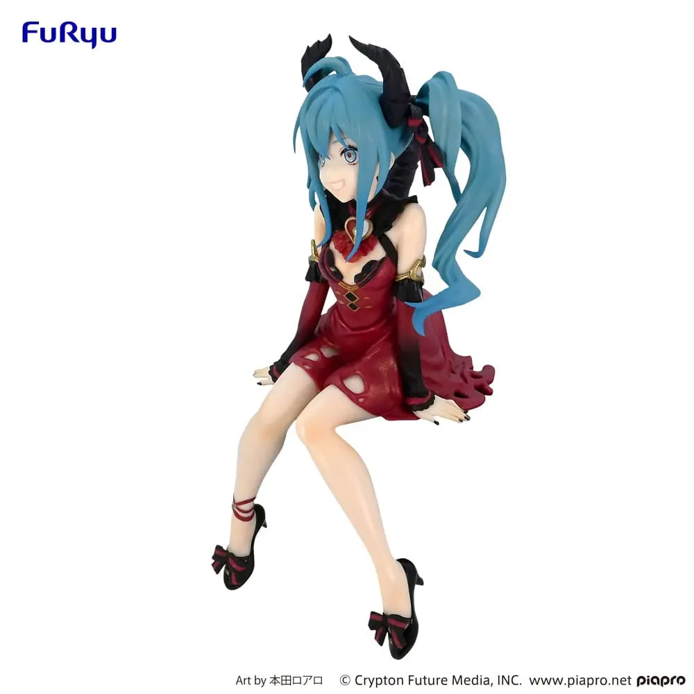 Hatsune Miku Noodle Stopper Hatsune Miku Villain Red Color ver. PVC szobor figura 16 cm termékfotó