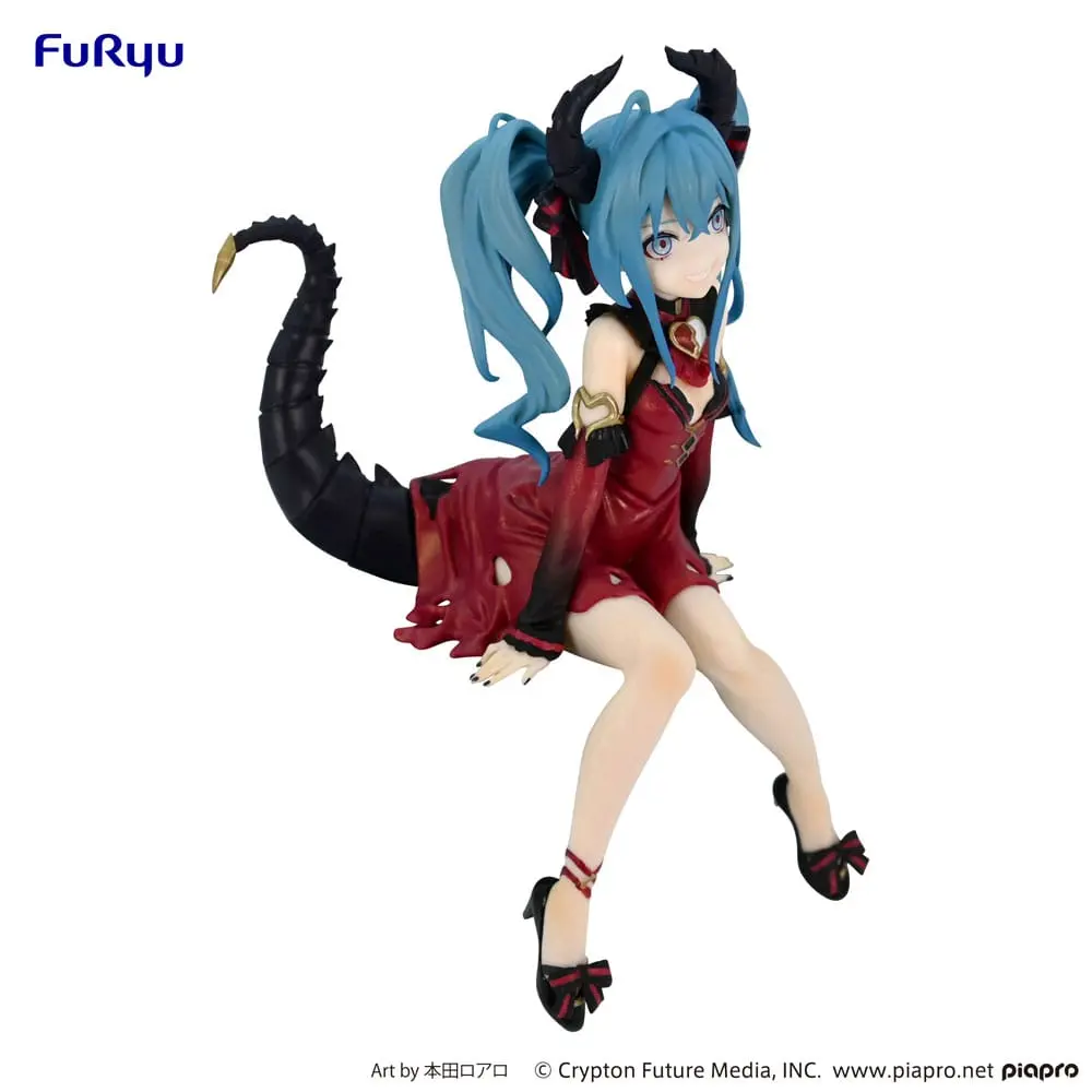 Hatsune Miku Noodle Stopper Hatsune Miku Villain Red Color ver. PVC szobor figura 16 cm termékfotó