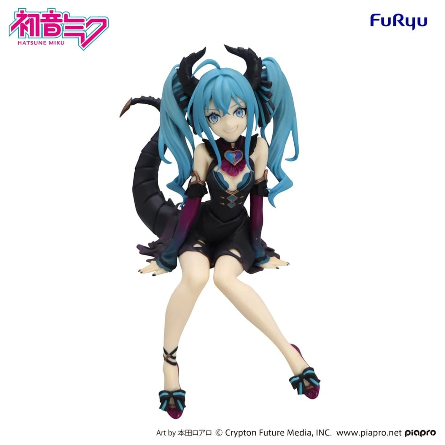 Hatsune Miku Noodle Stopper Hatsune Miku Villain Ver. PVC figura 16 cm termékfotó