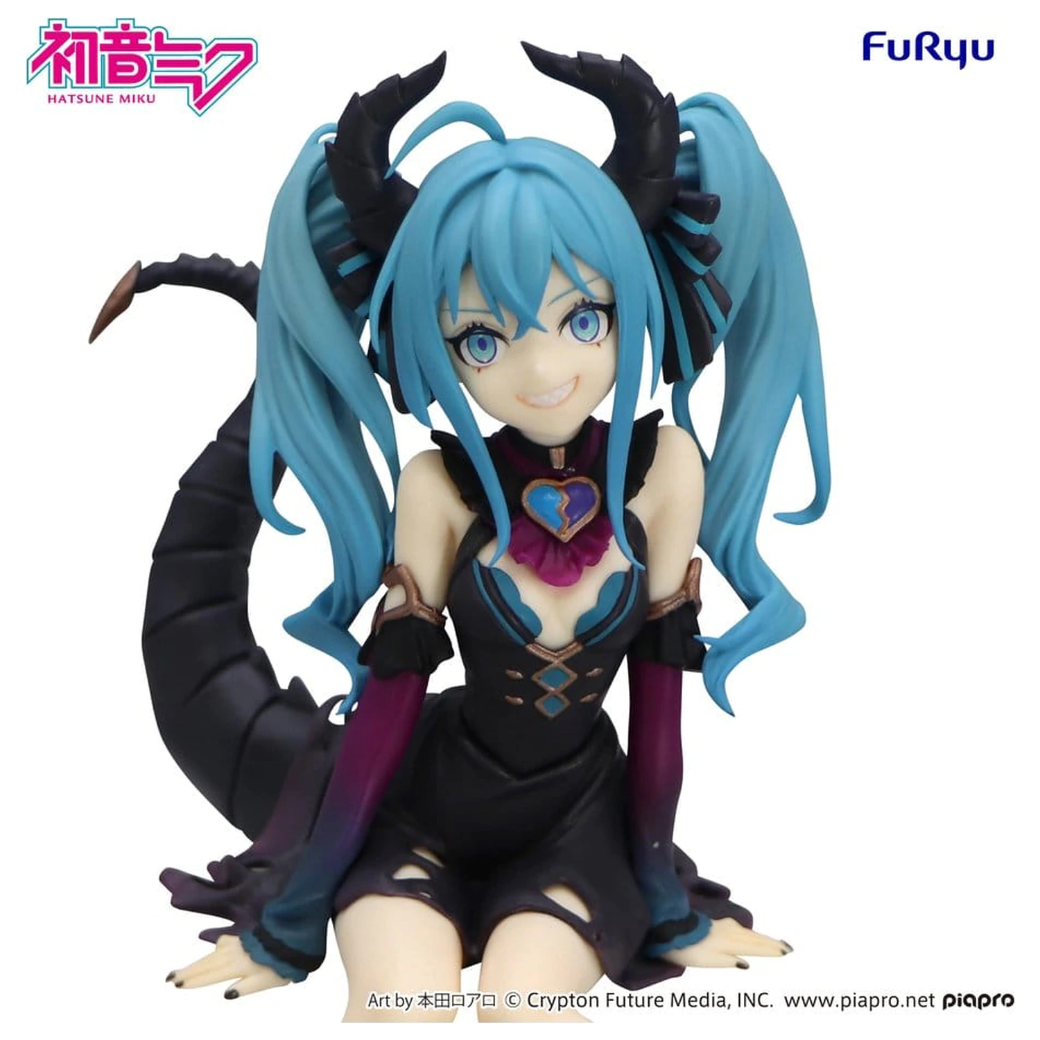 Hatsune Miku Noodle Stopper Hatsune Miku Villain Ver. PVC figura 16 cm termékfotó