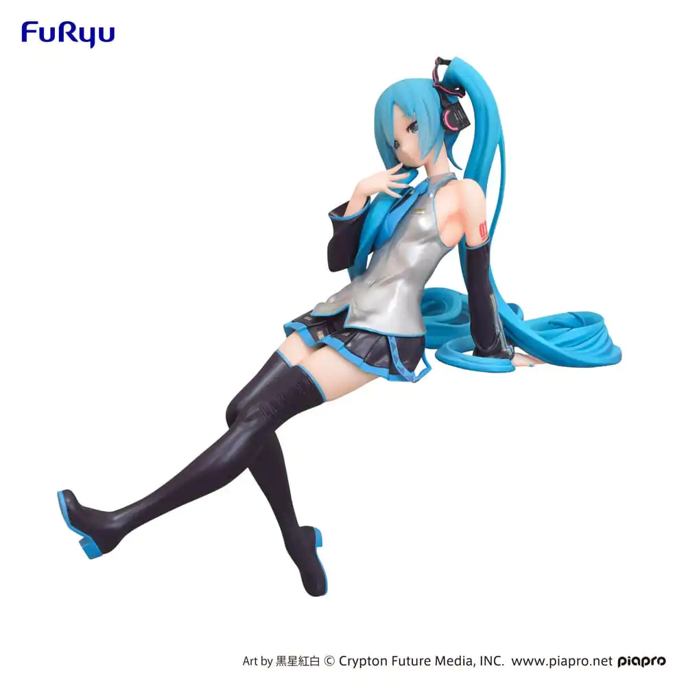 Hatsune Miku Noodle Stopper Kuroboshi Kouhaku Ver. (re-run) PVC szobor figura 14 cm termékfotó