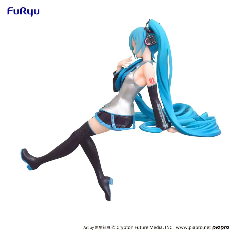 Hatsune Miku Noodle Stopper Kuroboshi Kouhaku Ver. (re-run) PVC szobor figura 14 cm termékfotó