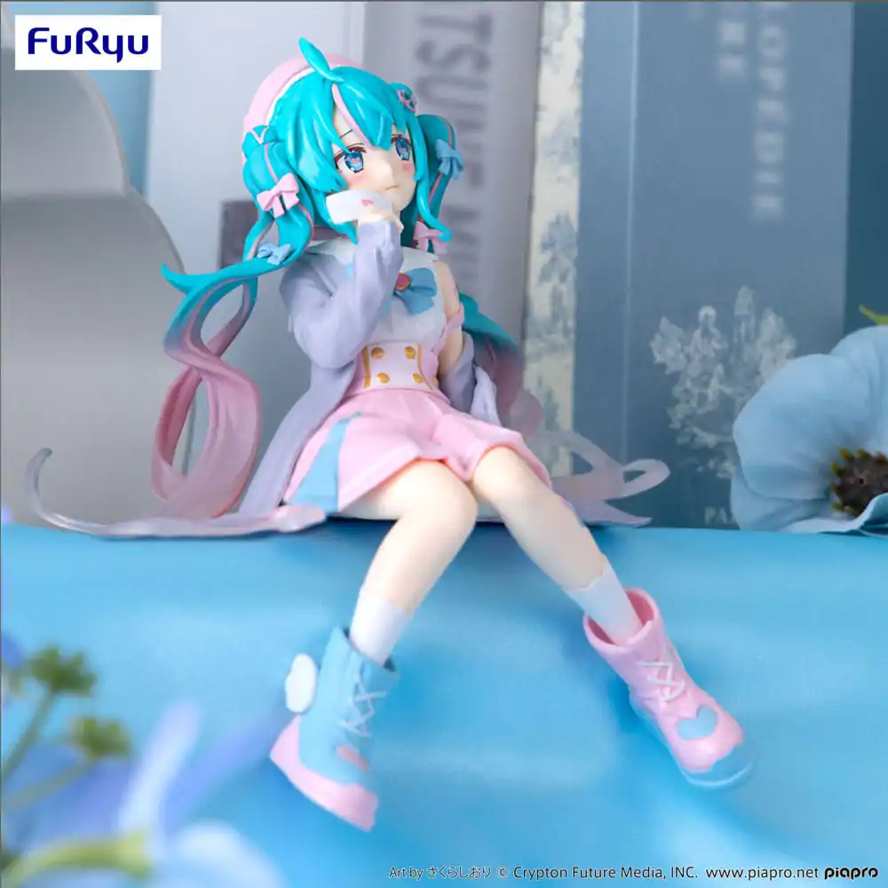 Hatsune Miku Noodle Stopper Love Sailor Grey Color Ver. PVC szobor figura 13 cm termékfotó
