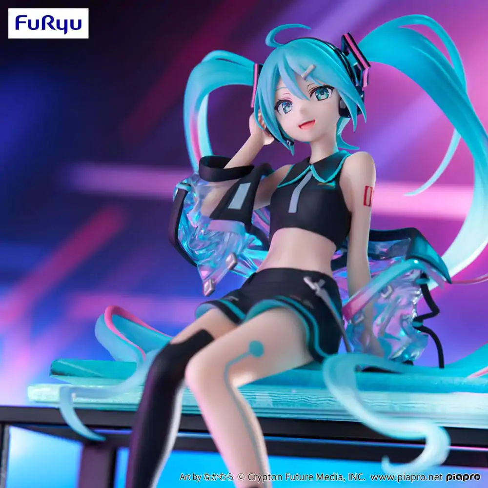 Hatsune Miku Noodle Stopper Neon Cyber PVC szobor figura 16 cm termékfotó