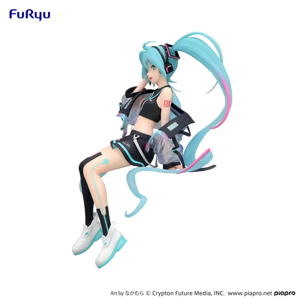 Hatsune Miku Noodle Stopper Neon Cyber PVC szobor figura 16 cm termékfotó