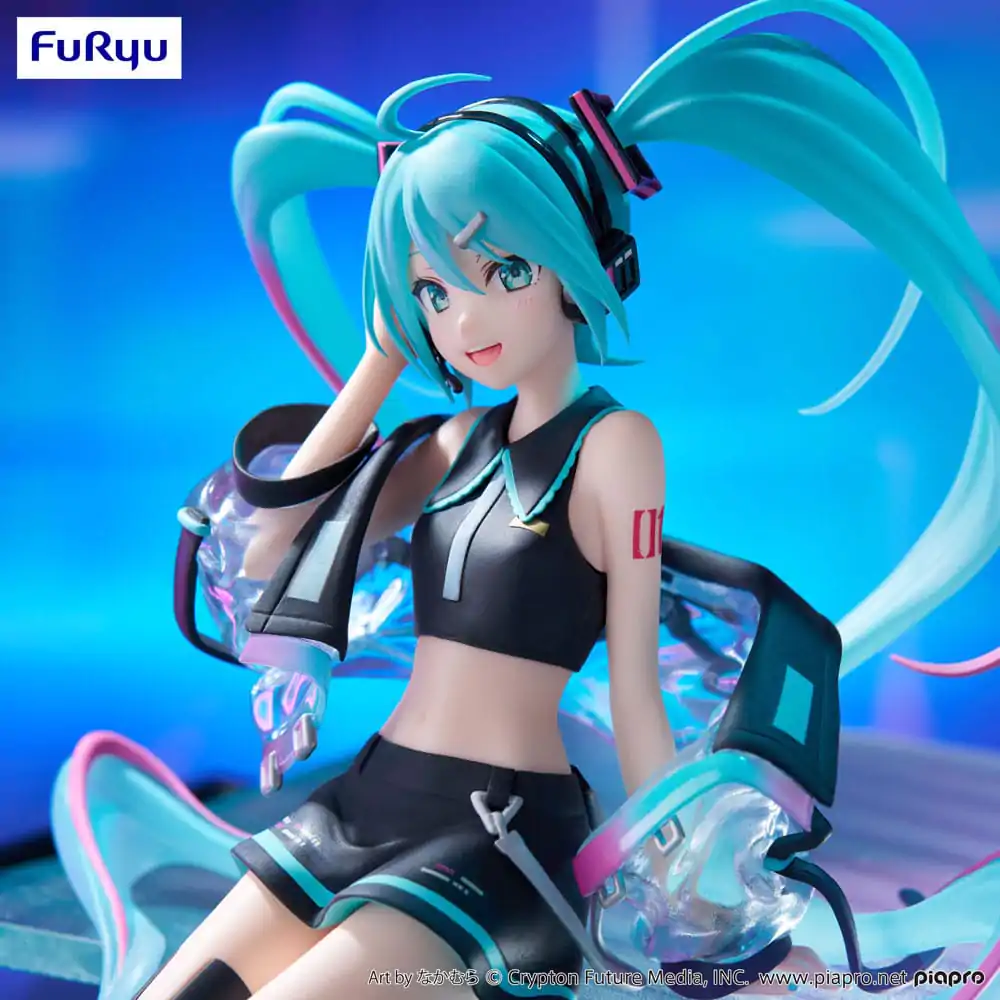 Hatsune Miku Noodle Stopper Neon Cyber PVC szobor figura 16 cm termékfotó