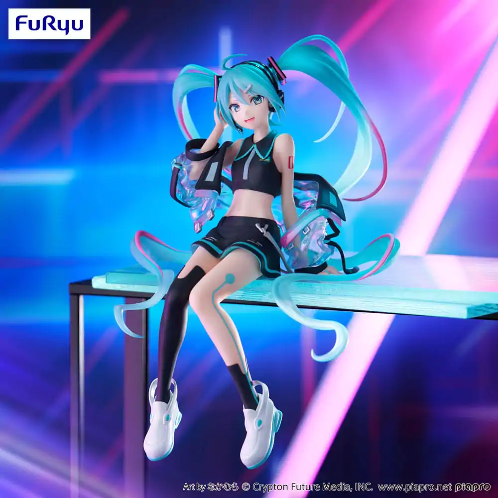 Hatsune Miku Noodle Stopper Neon Cyber PVC szobor figura 16 cm termékfotó