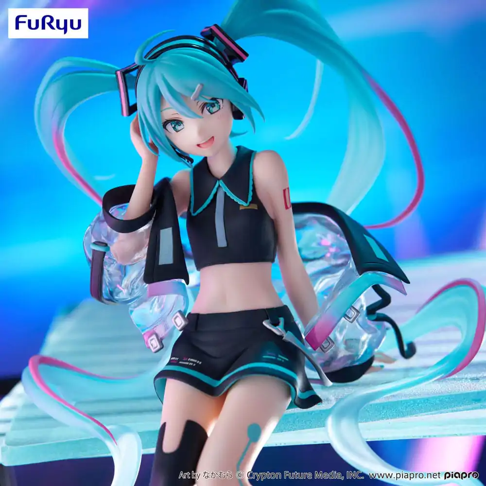 Hatsune Miku Noodle Stopper Neon Cyber PVC szobor figura 16 cm termékfotó