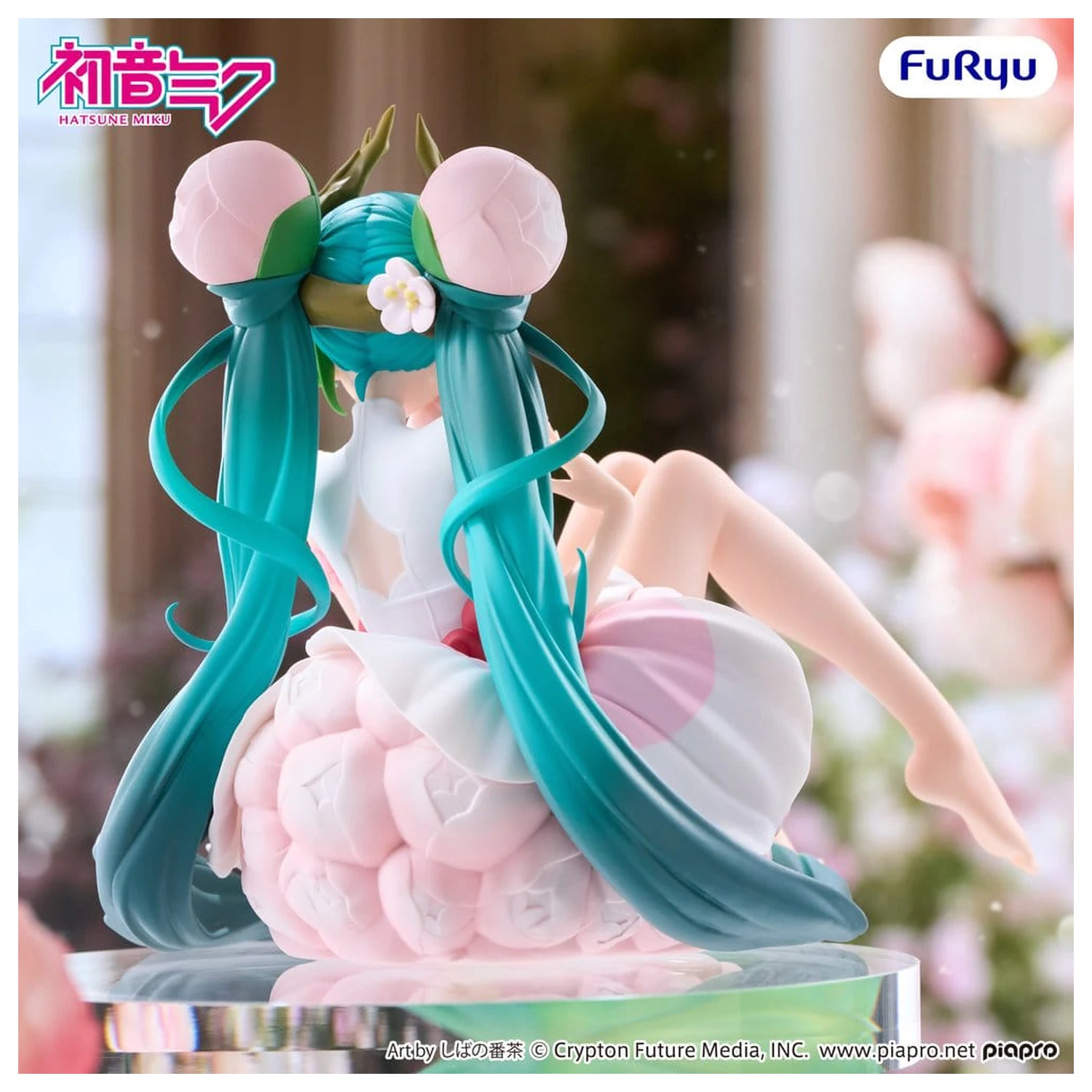 Hatsune Miku Noodle Stopper PVC figura Flower Fairy White Plum Blossom 13 cm termékfotó