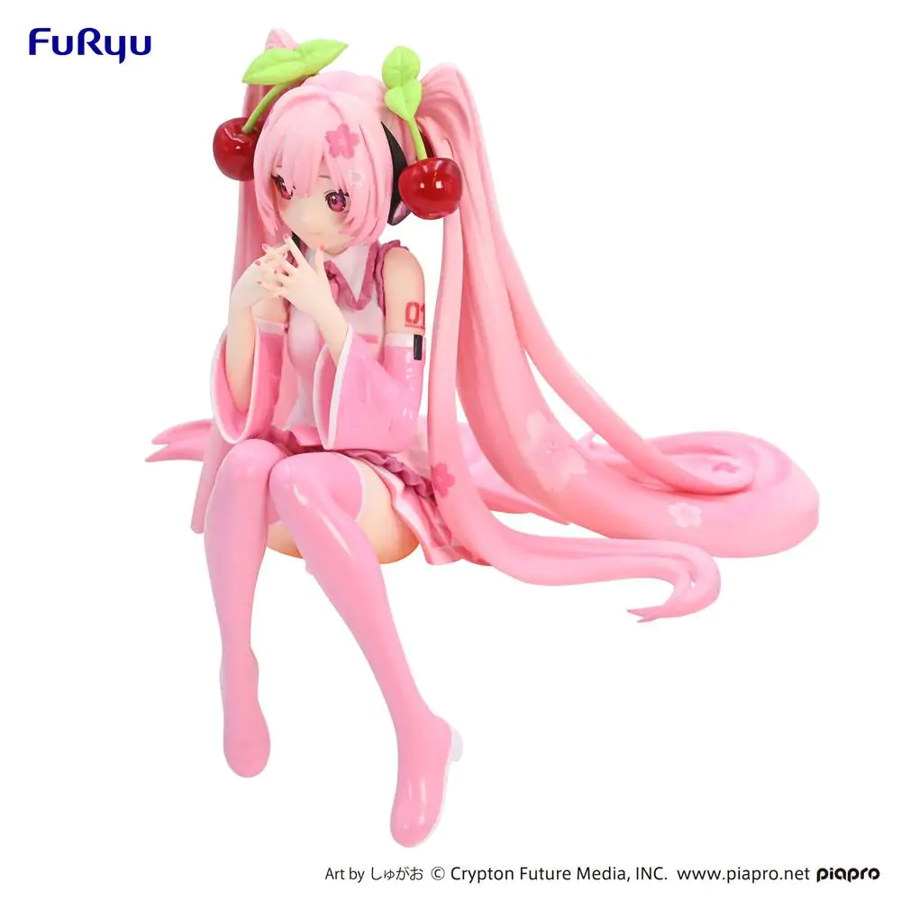 Hatsune Miku Noodle Stopper Sakura Miku 2023 PVC szobor figura 14 cm termékfotó