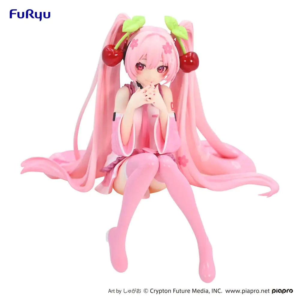 Hatsune Miku Noodle Stopper Sakura Miku 2023 PVC szobor figura 14 cm termékfotó