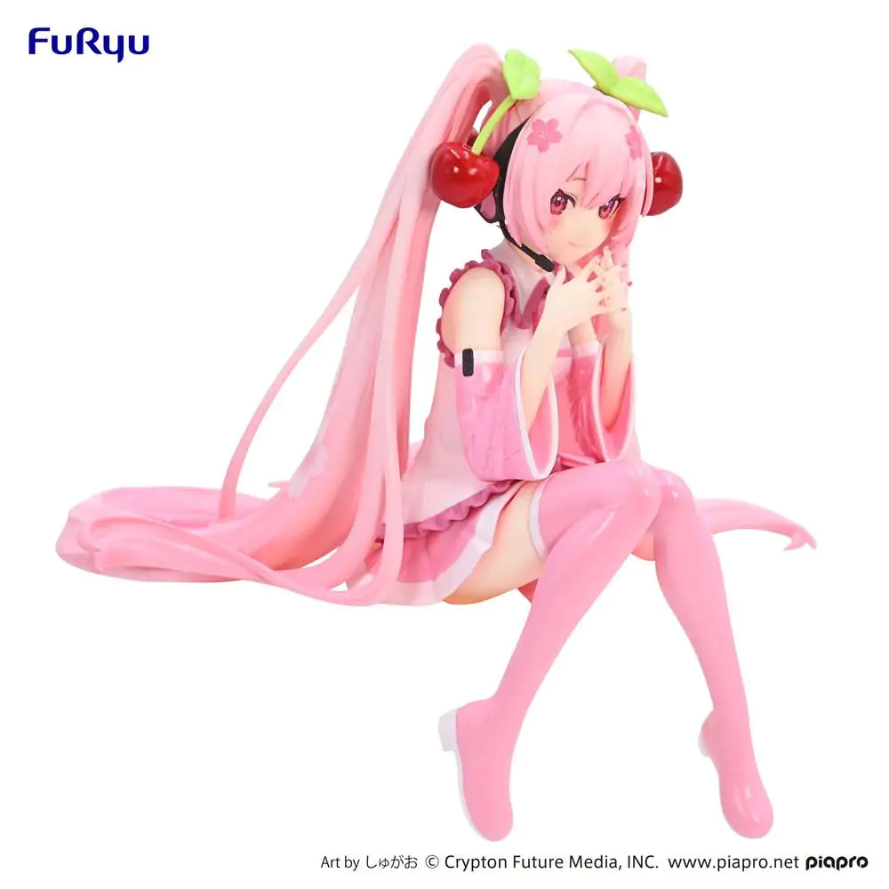 Hatsune Miku Noodle Stopper Sakura Miku 2023 PVC szobor figura 14 cm termékfotó