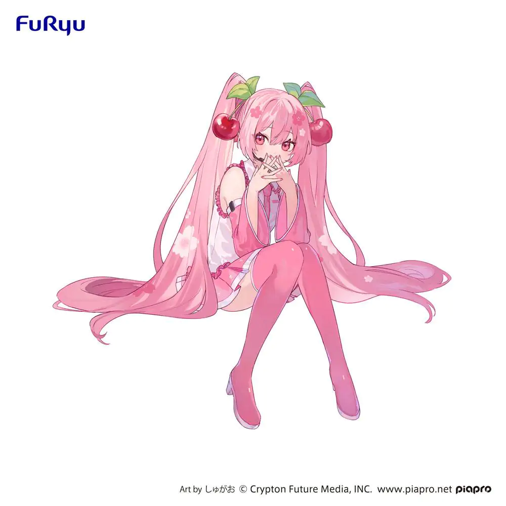 Hatsune Miku Noodle Stopper Sakura Miku 2023 PVC szobor figura 14 cm termékfotó