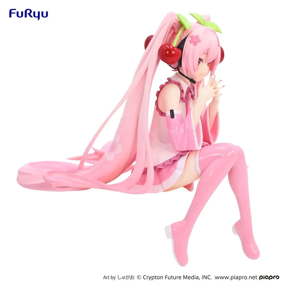 Hatsune Miku Noodle Stopper Sakura Miku 2023 PVC szobor figura 14 cm termékfotó