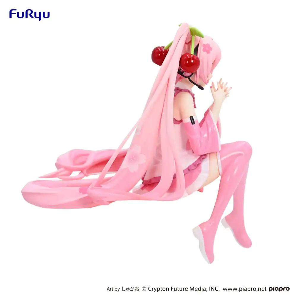Hatsune Miku Noodle Stopper Sakura Miku 2023 Smile Ver. PVC szobor figura 12 cm termékfotó
