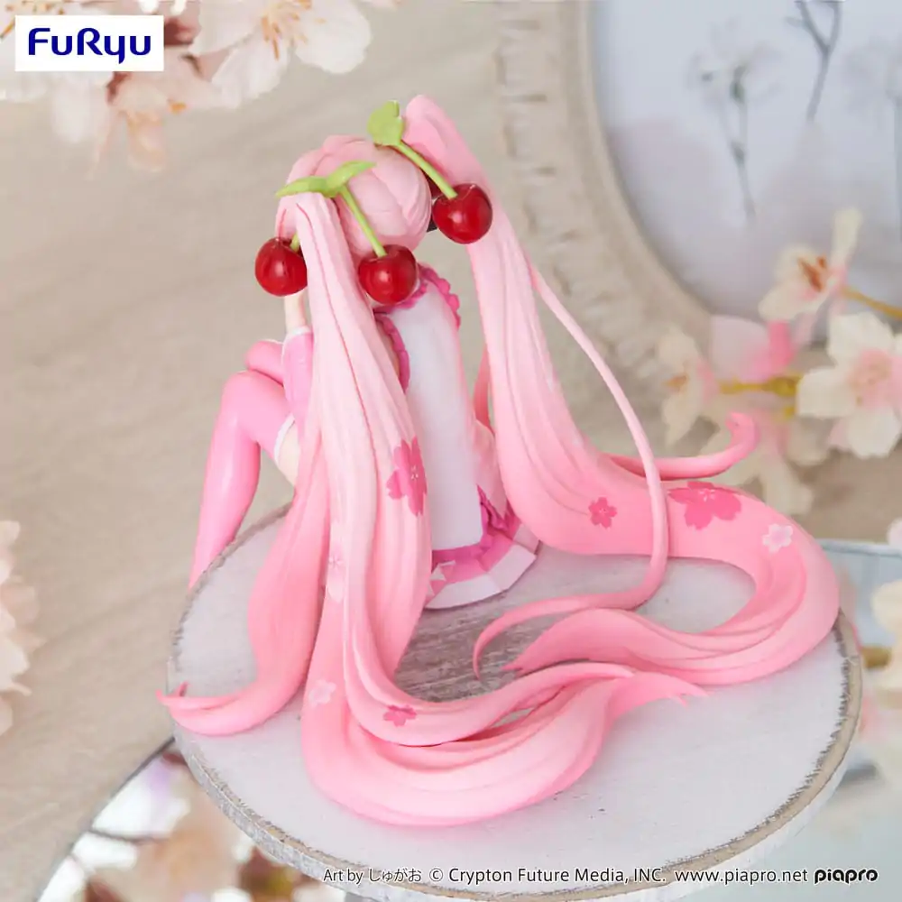 Hatsune Miku Noodle Stopper Sakura Miku 2023 Smile Ver. PVC szobor figura 12 cm termékfotó