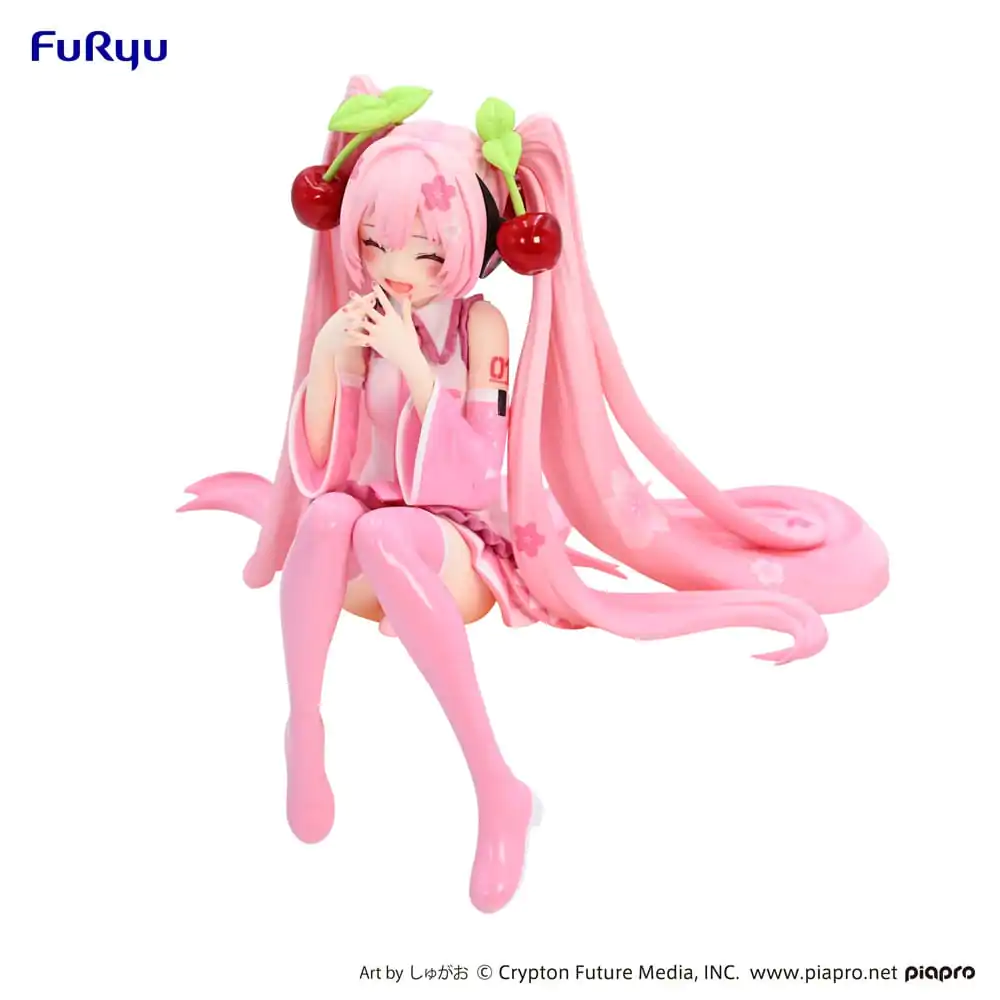 Hatsune Miku Noodle Stopper Sakura Miku 2023 Smile Ver. PVC szobor figura 12 cm termékfotó