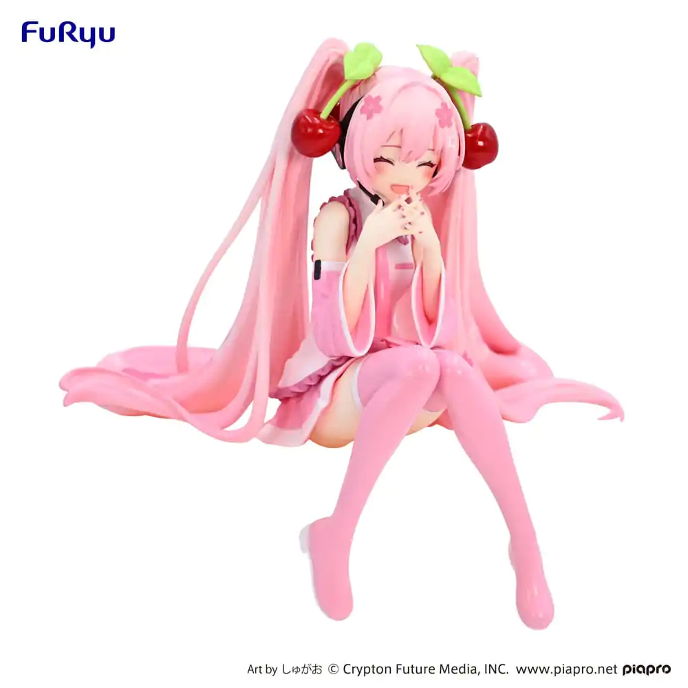 Hatsune Miku Noodle Stopper Sakura Miku 2023 Smile Ver. PVC szobor figura 12 cm termékfotó