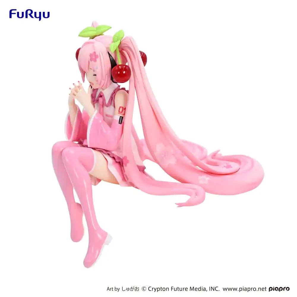 Hatsune Miku Noodle Stopper Sakura Miku 2023 Smile Ver. PVC szobor figura 12 cm termékfotó
