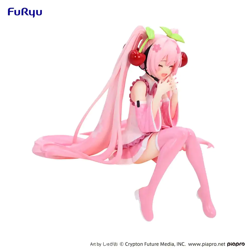 Hatsune Miku Noodle Stopper Sakura Miku 2023 Smile Ver. PVC szobor figura 12 cm termékfotó