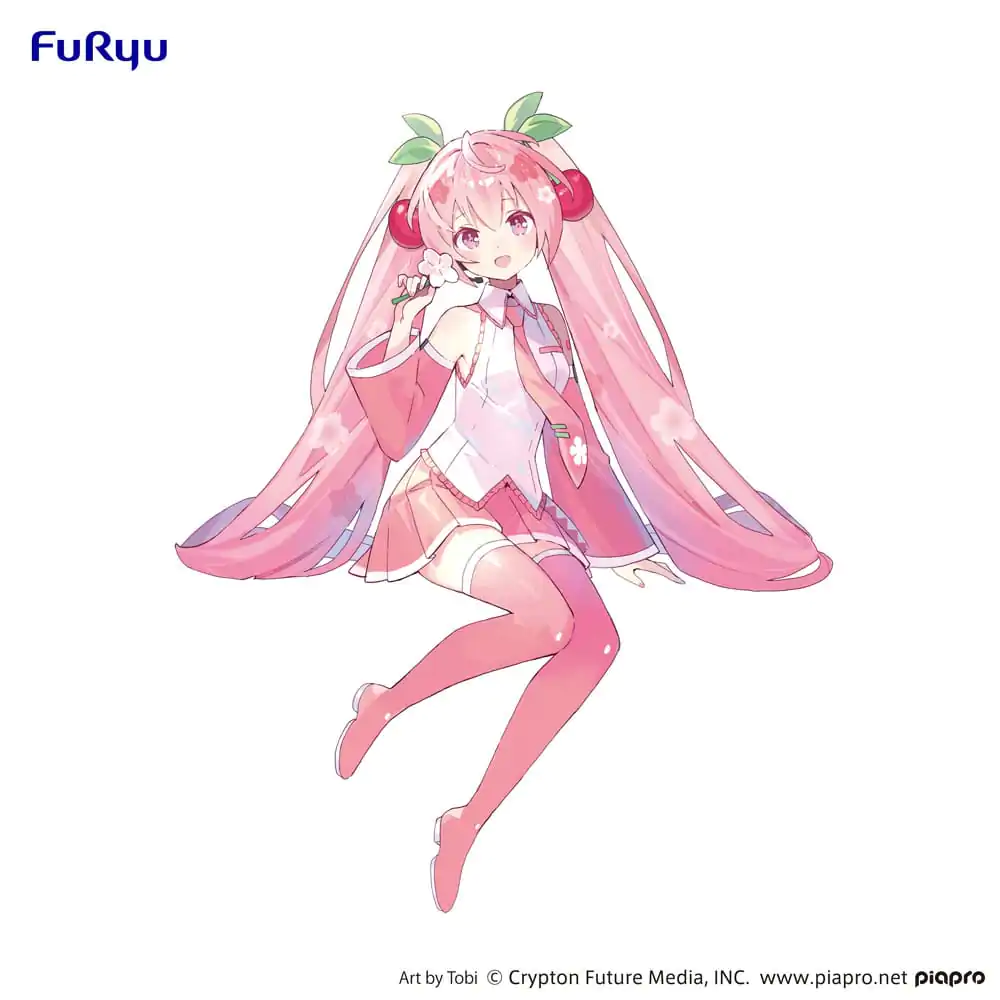 Hatsune Miku Noodle Stopper Sakura Miku 2024 PVC szobor figura 15 cm termékfotó