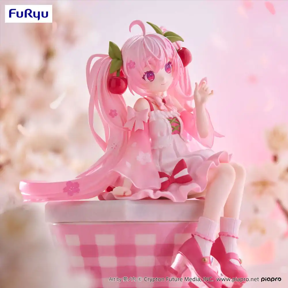 Hatsune Miku Noodle Stopper Sakura Miku 2025 PVC szobor figura 14 cm termékfotó