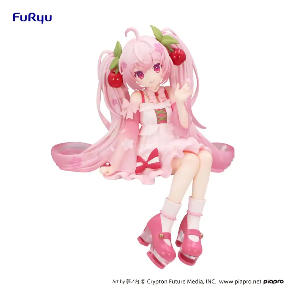 Hatsune Miku Noodle Stopper Sakura Miku 2025 PVC szobor figura 14 cm termékfotó