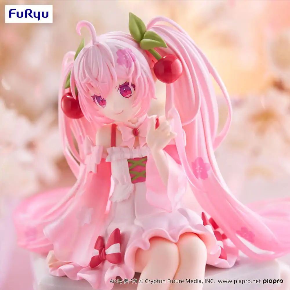 Hatsune Miku Noodle Stopper Sakura Miku 2025 PVC szobor figura 14 cm termékfotó